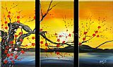 Chinese Plum Blossom Canvas Paintings - CPB0405